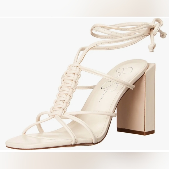 Jessica Simpson Women's Maena Ankle Wrap Sandal Heeled - Picture 2 of 16